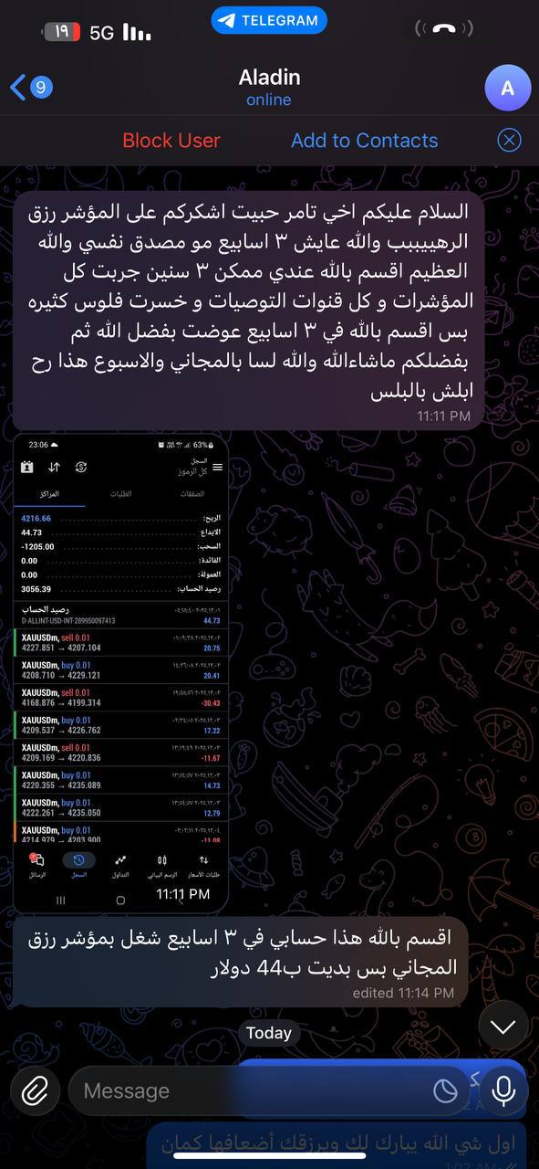 شهادة متداول